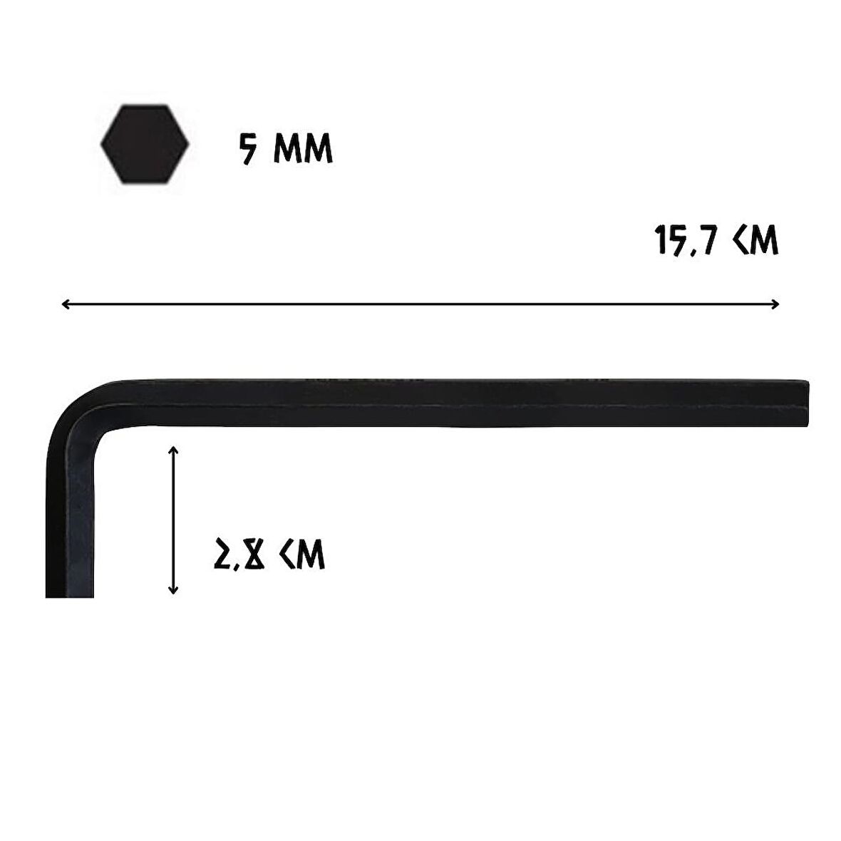 Cer-Pa Norm Tekli Alyan Uzun - 5.0 mm.