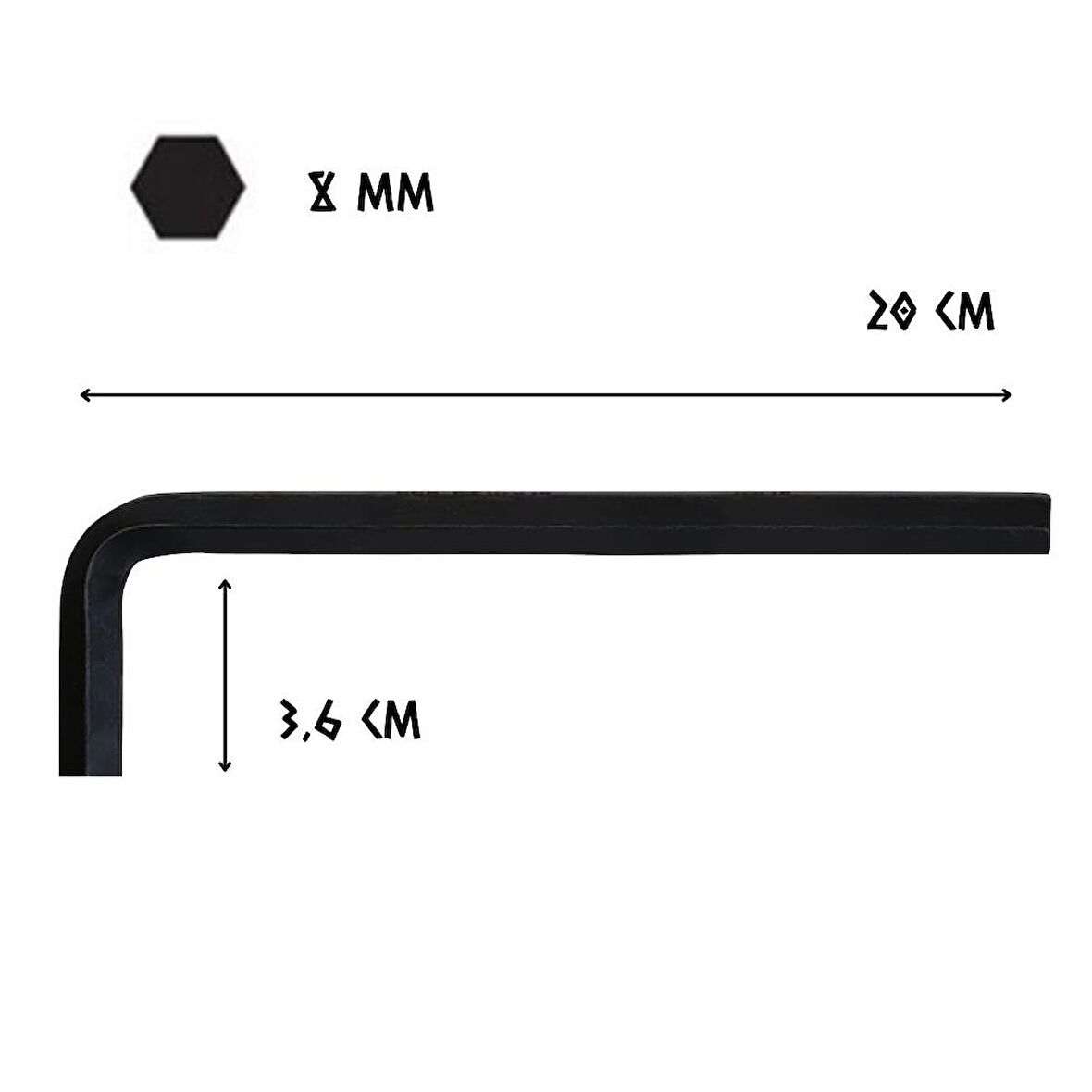 Cer-Pa Norm Tekli Alyan Uzun - 8.0 mm.