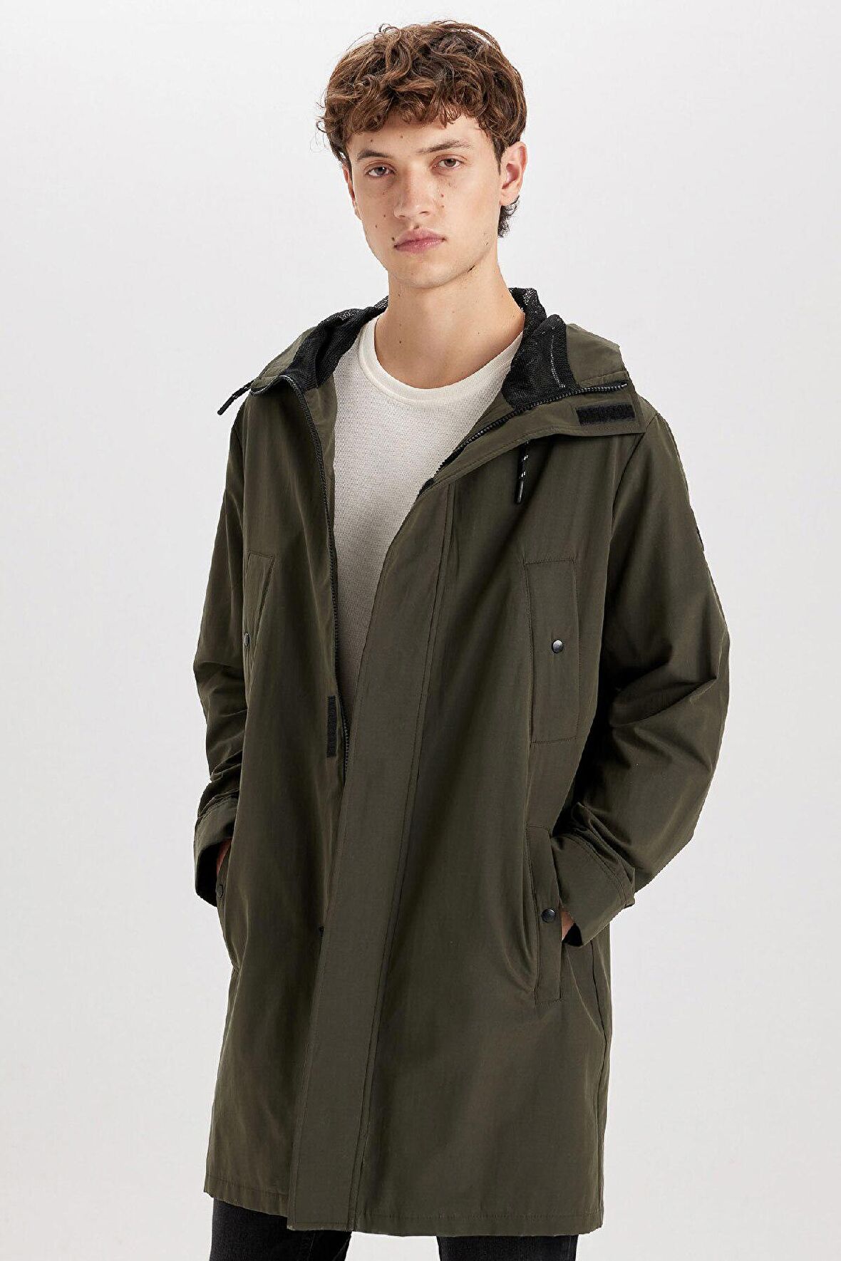 Regular Fit Kapüşonlu Parka