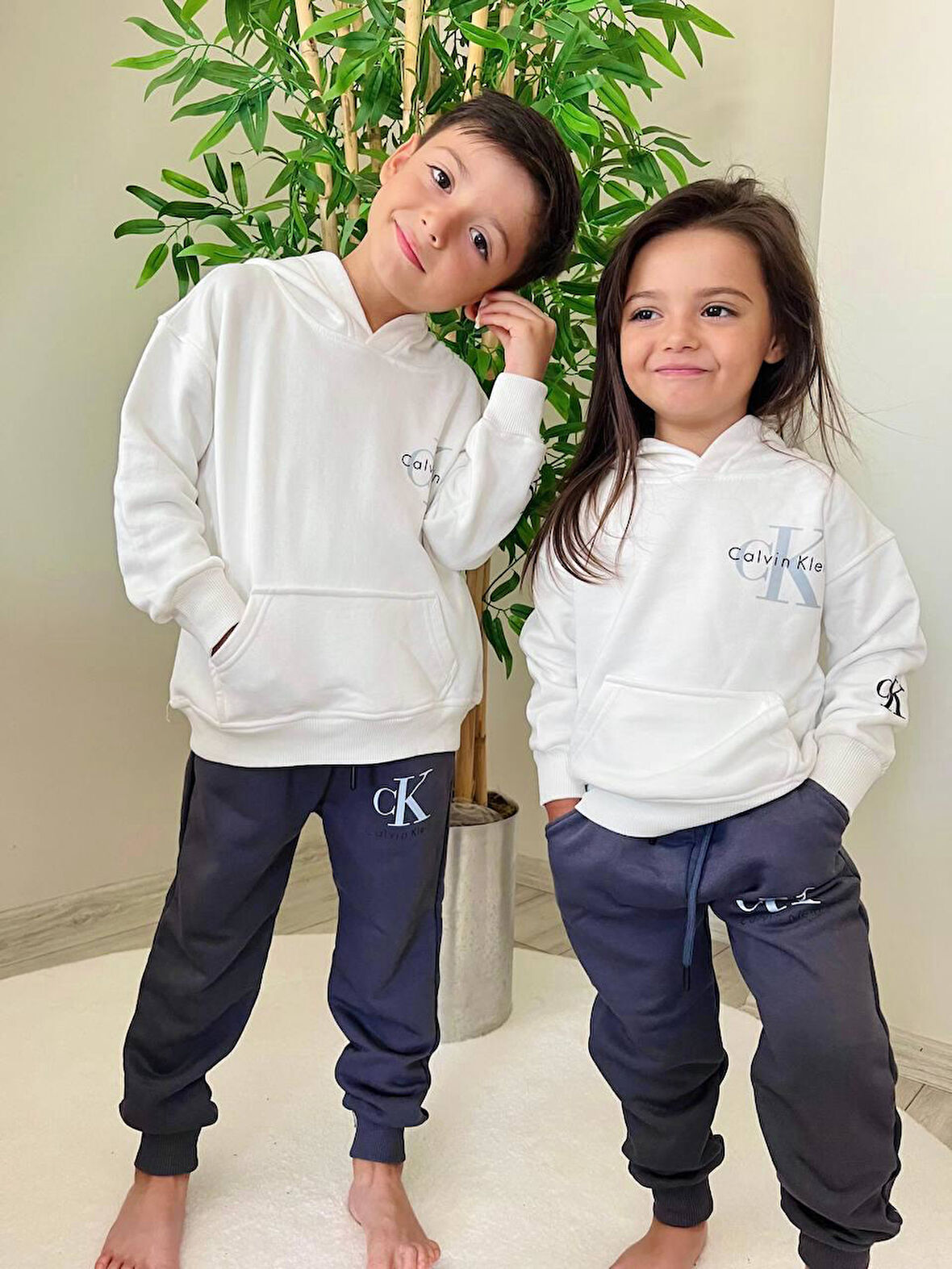 Ck Calvin Unisex Çocuk Eşofman Takımı