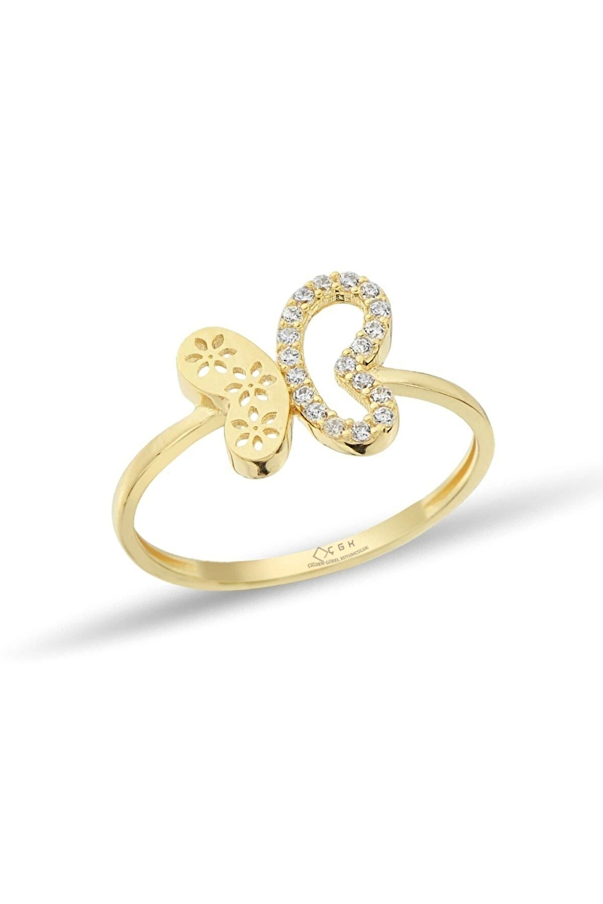 Çıtır Kelebek Altın Yüzük