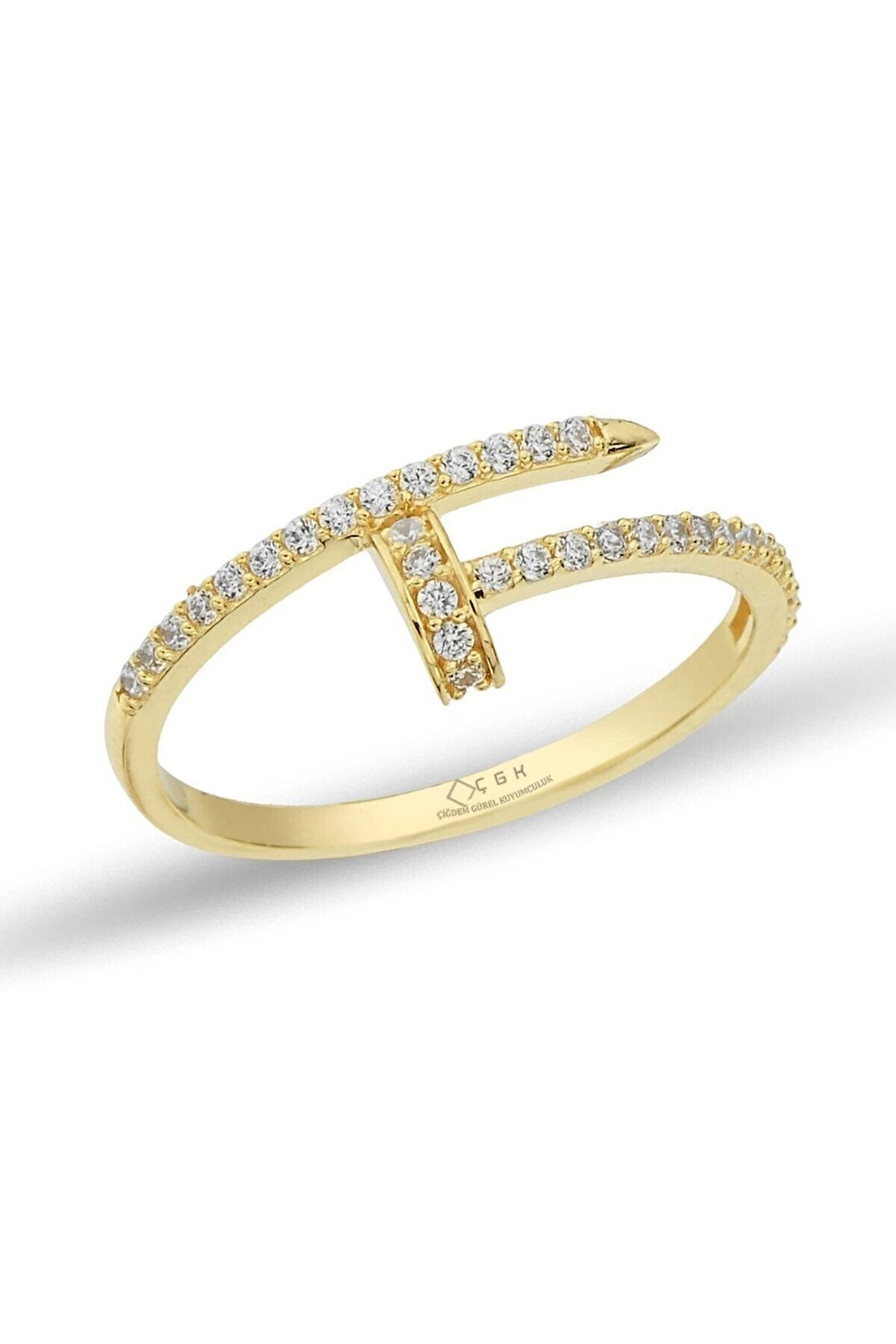 Çıtır Çivi Altın Yüzük