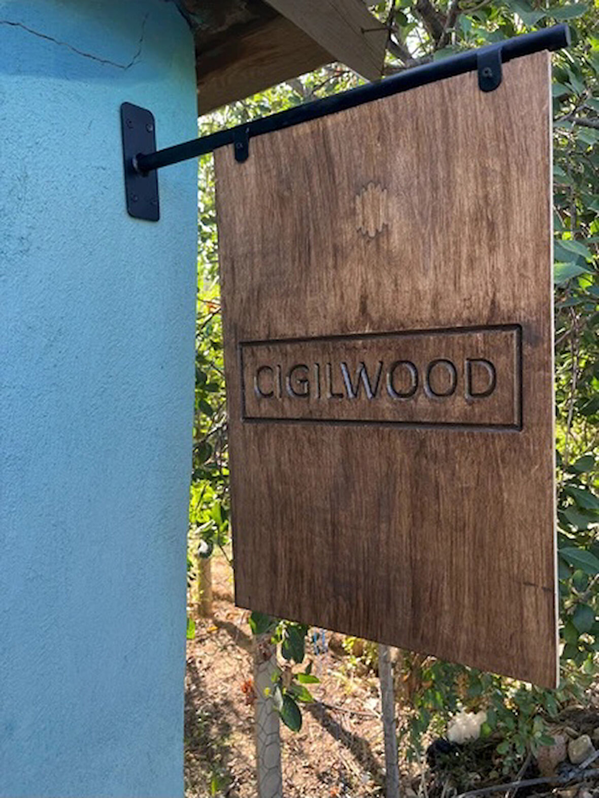 Cıgılwood Ahşap Dekoratif Tabela Kişiye Özel - Kişisel Ürün 62 x 41