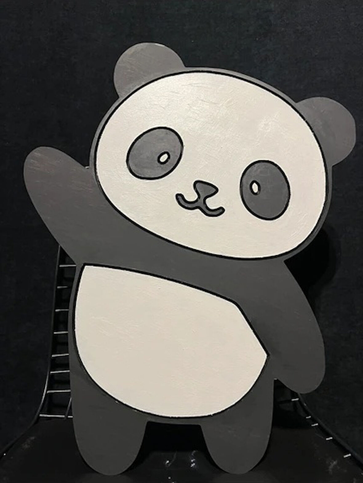 Cıgıl Wood Panda Ahşap Bohem Tablo 38 x 50