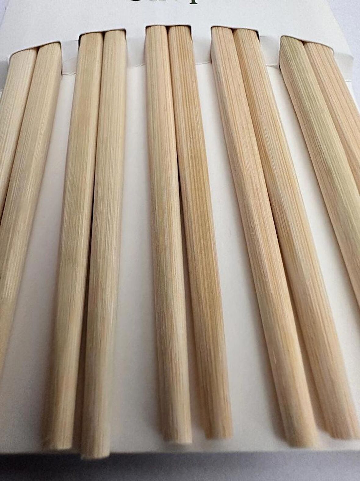 10 Çift Sushi Noodle Makarna Çin Yemek Çubuğu Otel Restoranında Evde Kullanım Için  Bambu Chopstick