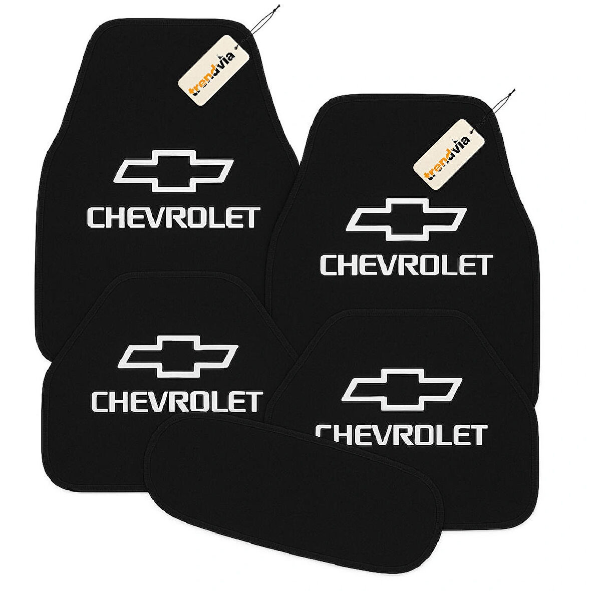 Siyah Renk Chevrolet Oto Halı Paspas Takımı 5’li Set – Aracınıza Özel Şık ve Dayanıklı Zemin Koruma