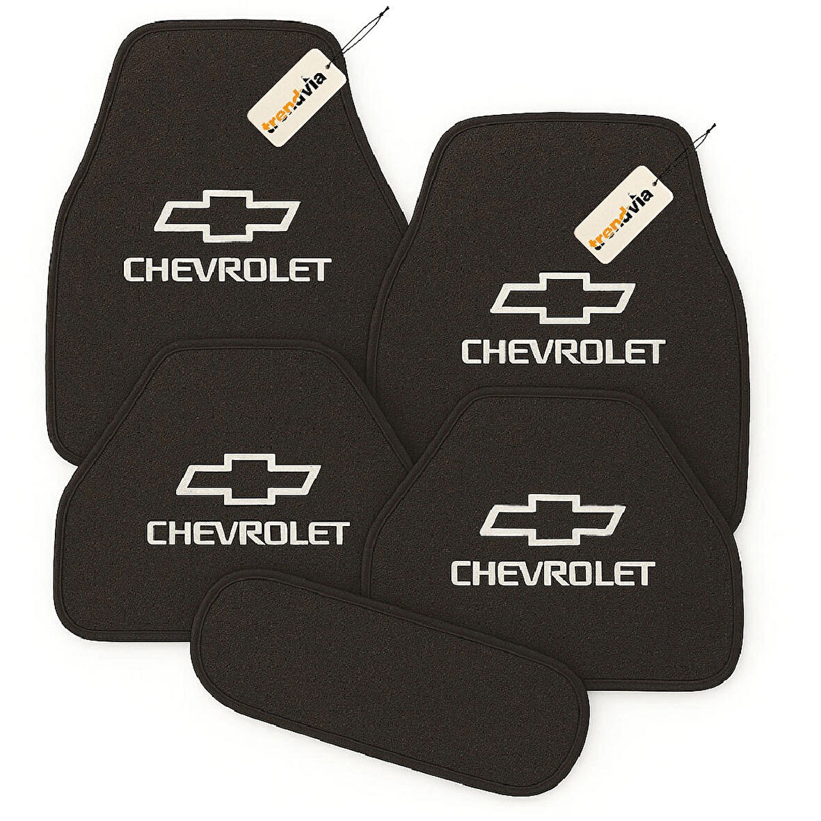 Antrasit Renk Chevrolet Oto Halı Paspas Takımı 5’li Set – Aracınıza Özel Şık ve Dayanıklı Zemin Koruma