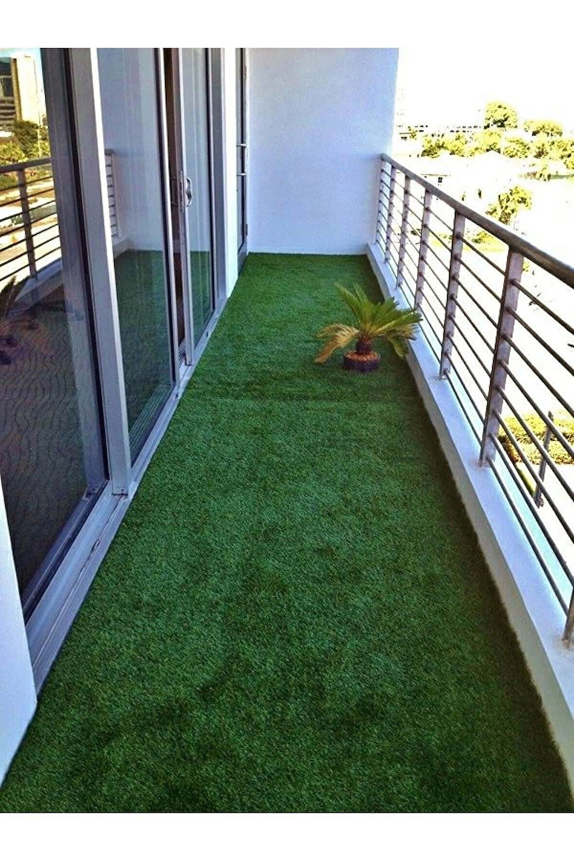 Çim Halı Yapay Çim Halı 7 Mm Suni Çim Halı balkon halısı 1mt*4mt