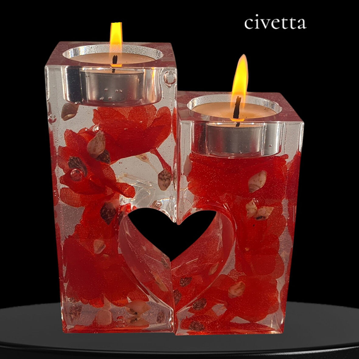 dekoratif  vazo mumluk