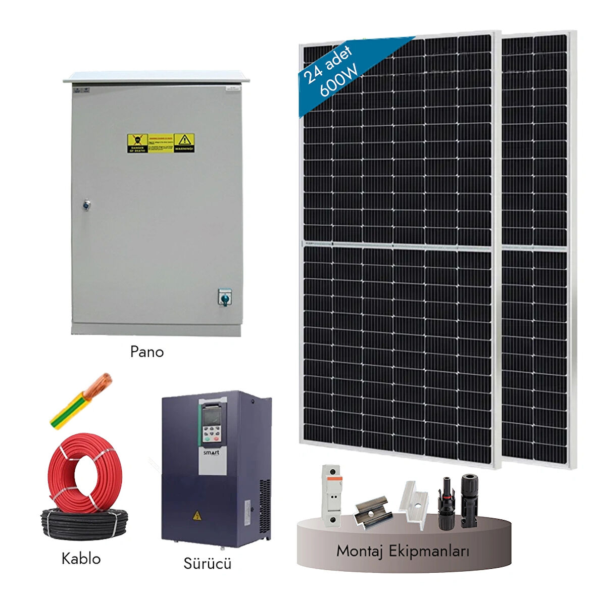 10Hp - 7,5kW Trifaze Pompa Hazır Sulama Paketi