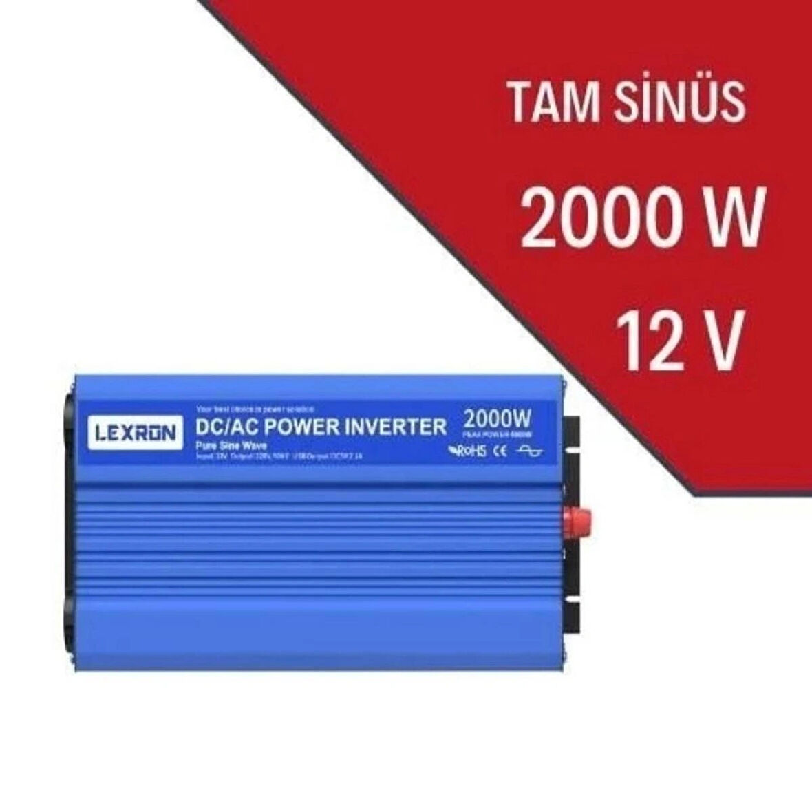 LEXRON 2000W-12V Tam Sinüs İnverter