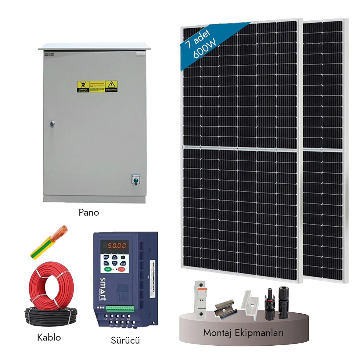 3Hp - 2,25 kW Trifaze Pompa Hazır Sulama Paketi