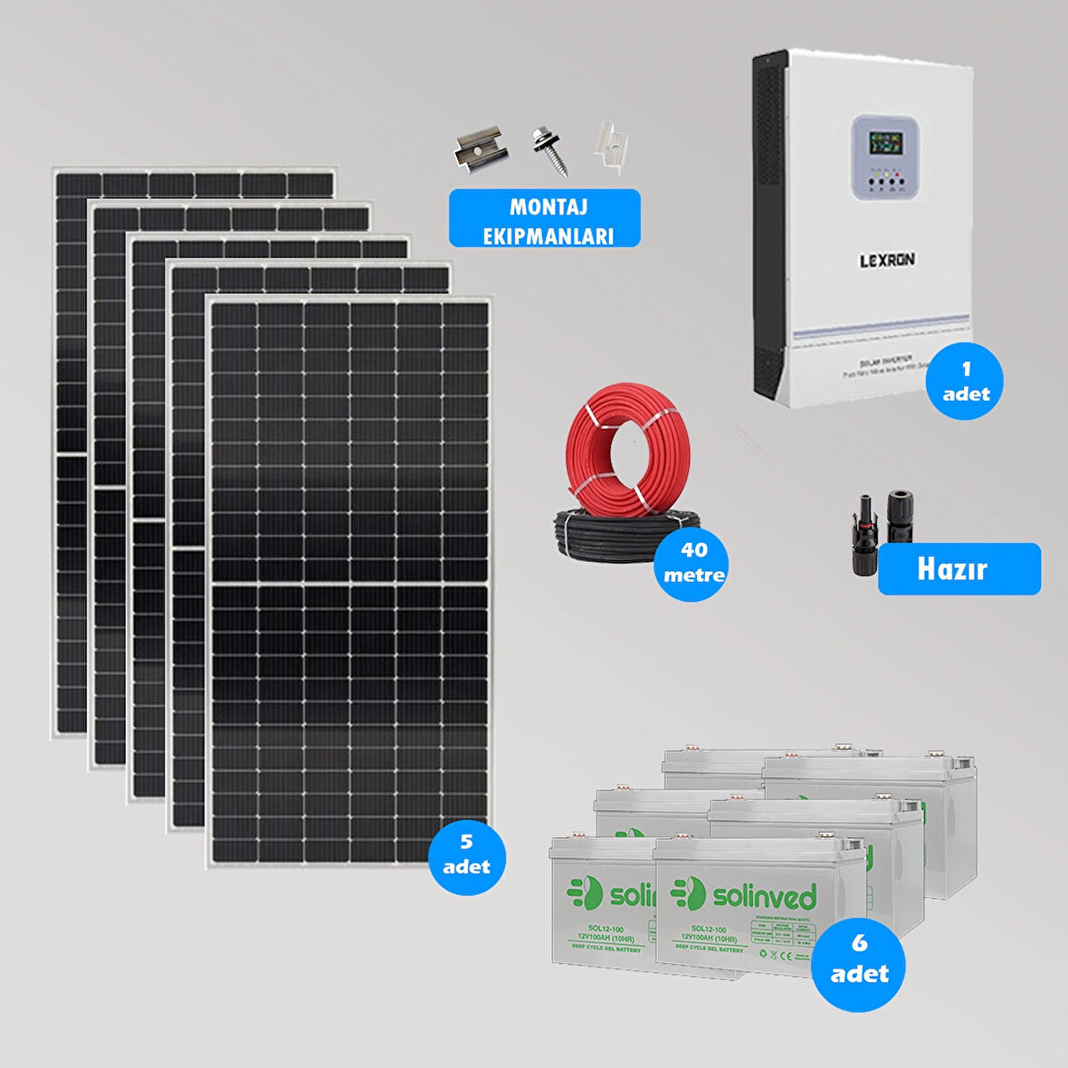 CKS ENERJI 3kW Hazır Solar Paket Kolay Kurulum(MAKSİMUM PAKET)
