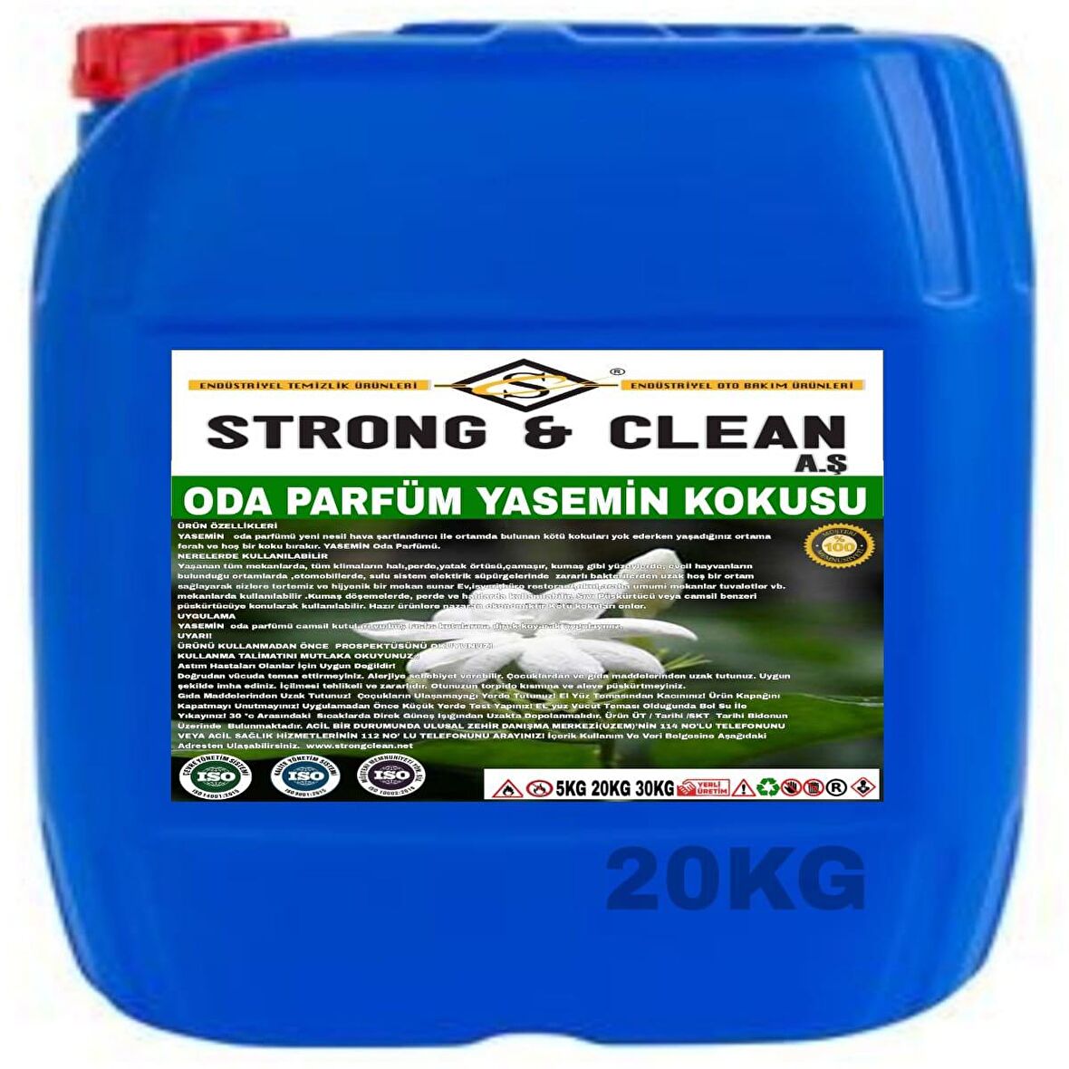 Oda Parfüm Yasemin Kokulu 20 Kg