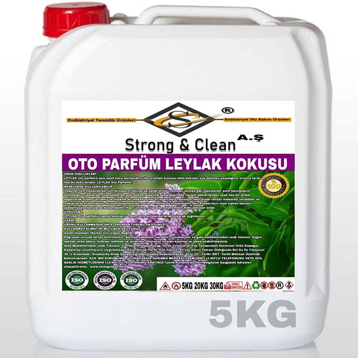 Oto Parfüm Leylak Kokulu 5 Kg