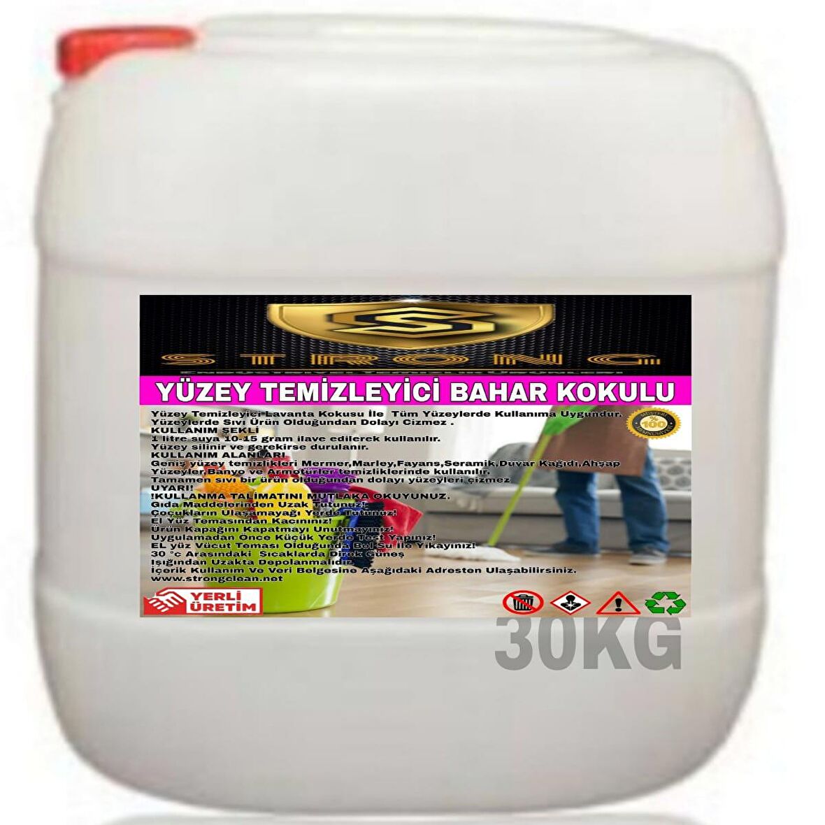 Strong Yüzey Temizleyici Bahar 30 Kg