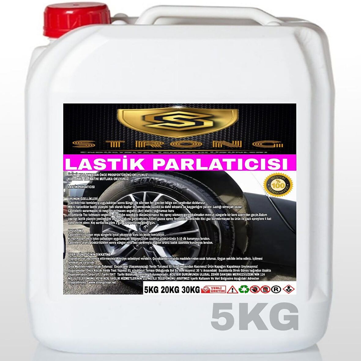 Strong Oto Lastik Parlatıcısı 5 Kg