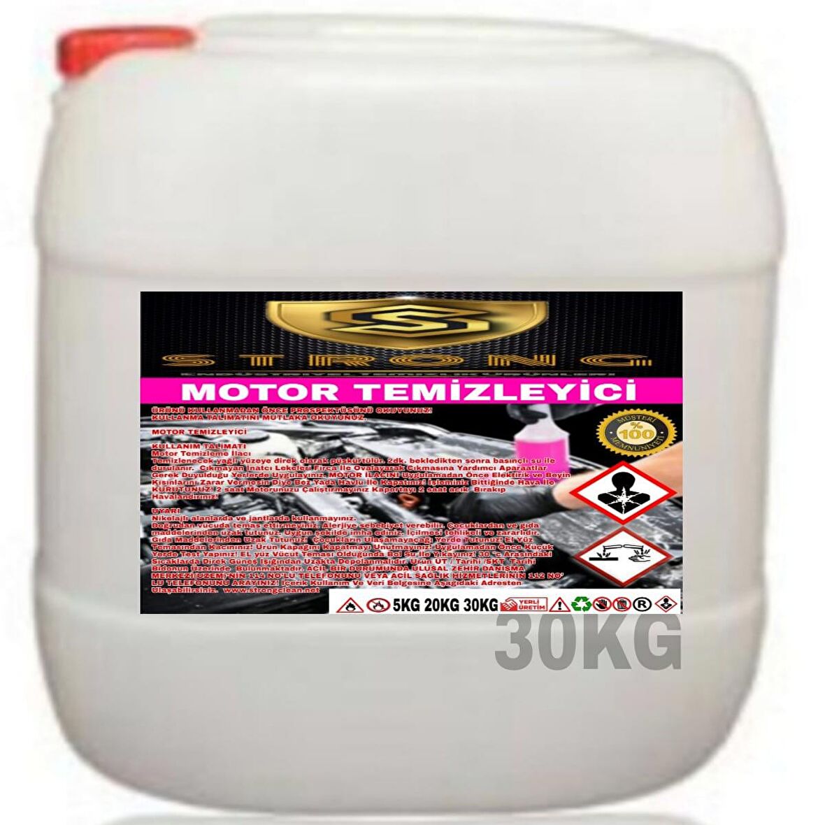 Strong Motor Temizleyicisi 30 Kg