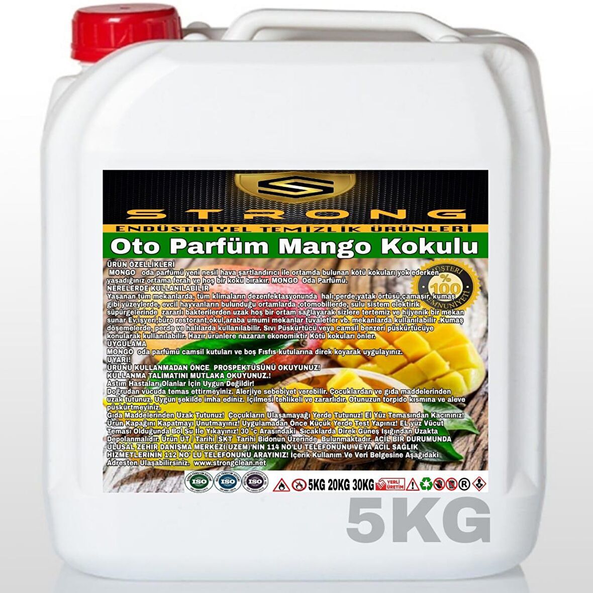 Strong Oto Parfüm Mango 5 Kg