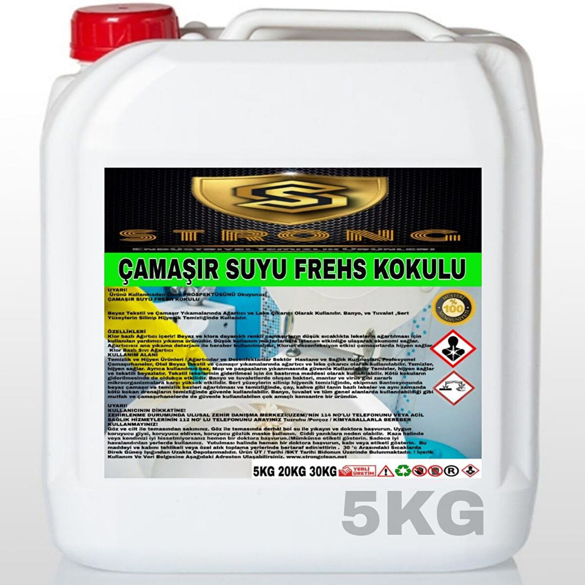 Strong Çamaşır Suyu Fresh 5 Kg