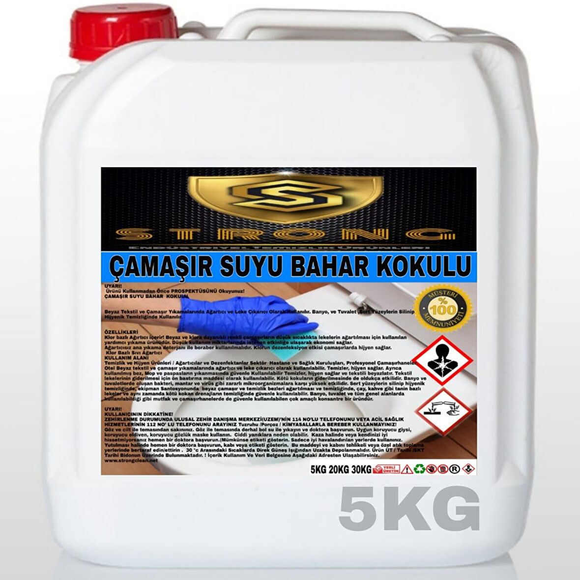 Strong Çamaşır Suyu Bahar 5 Kg