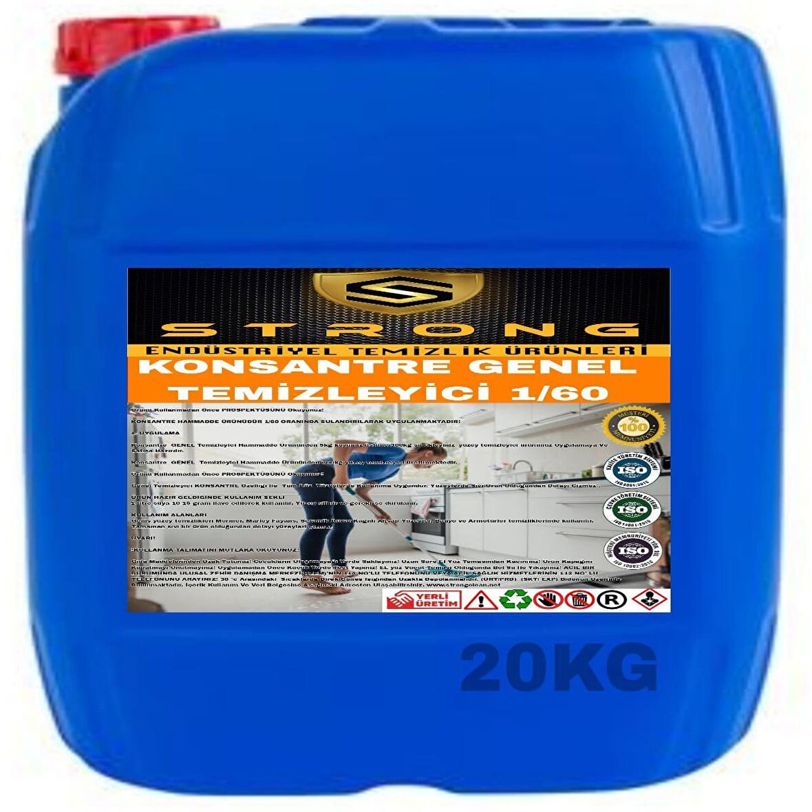 Strong Genel Temizleyici 1/60 Konsantre 20 Kg