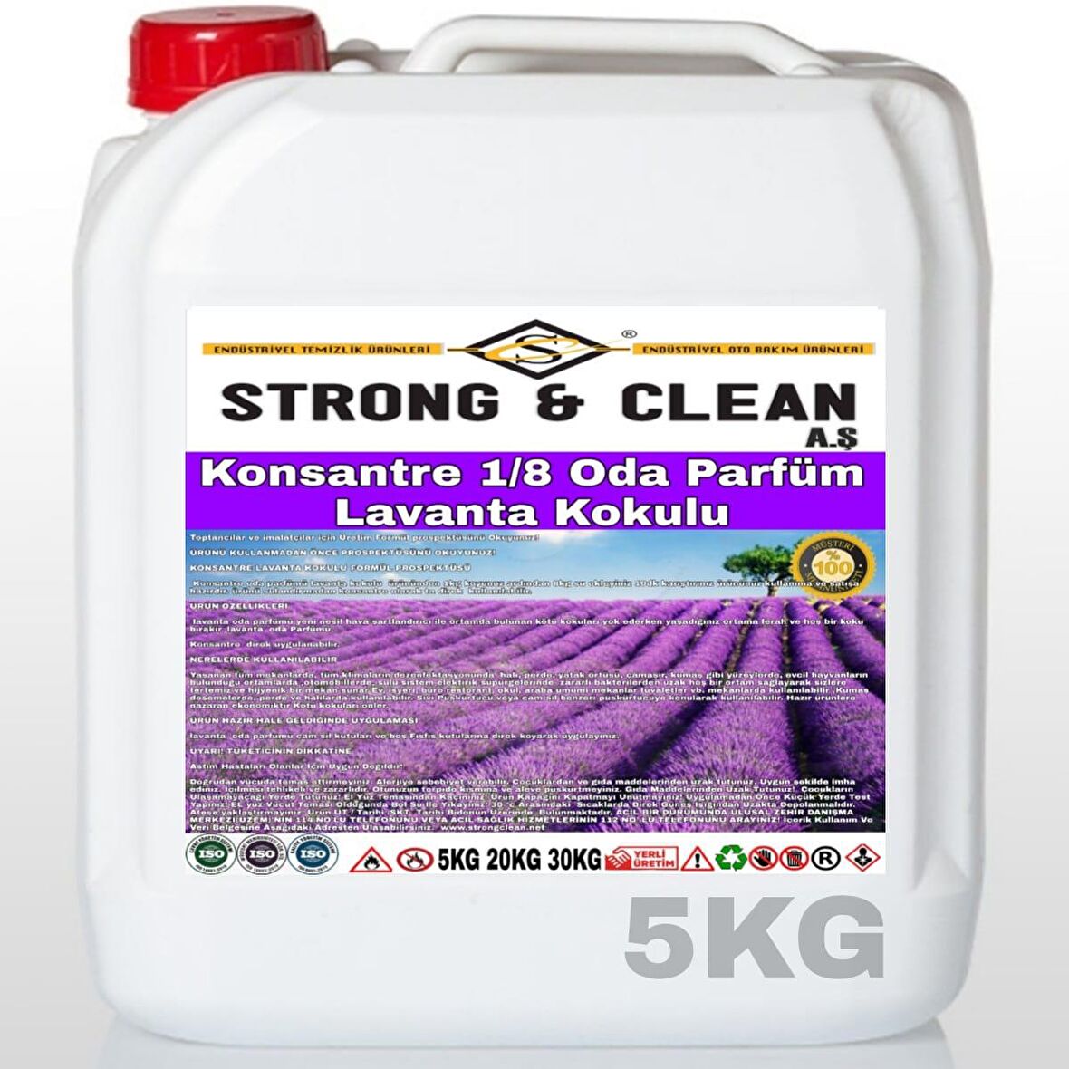 Oda Parfüm Konsantre 1/8 Lavanta Kokusu 5 Kg 