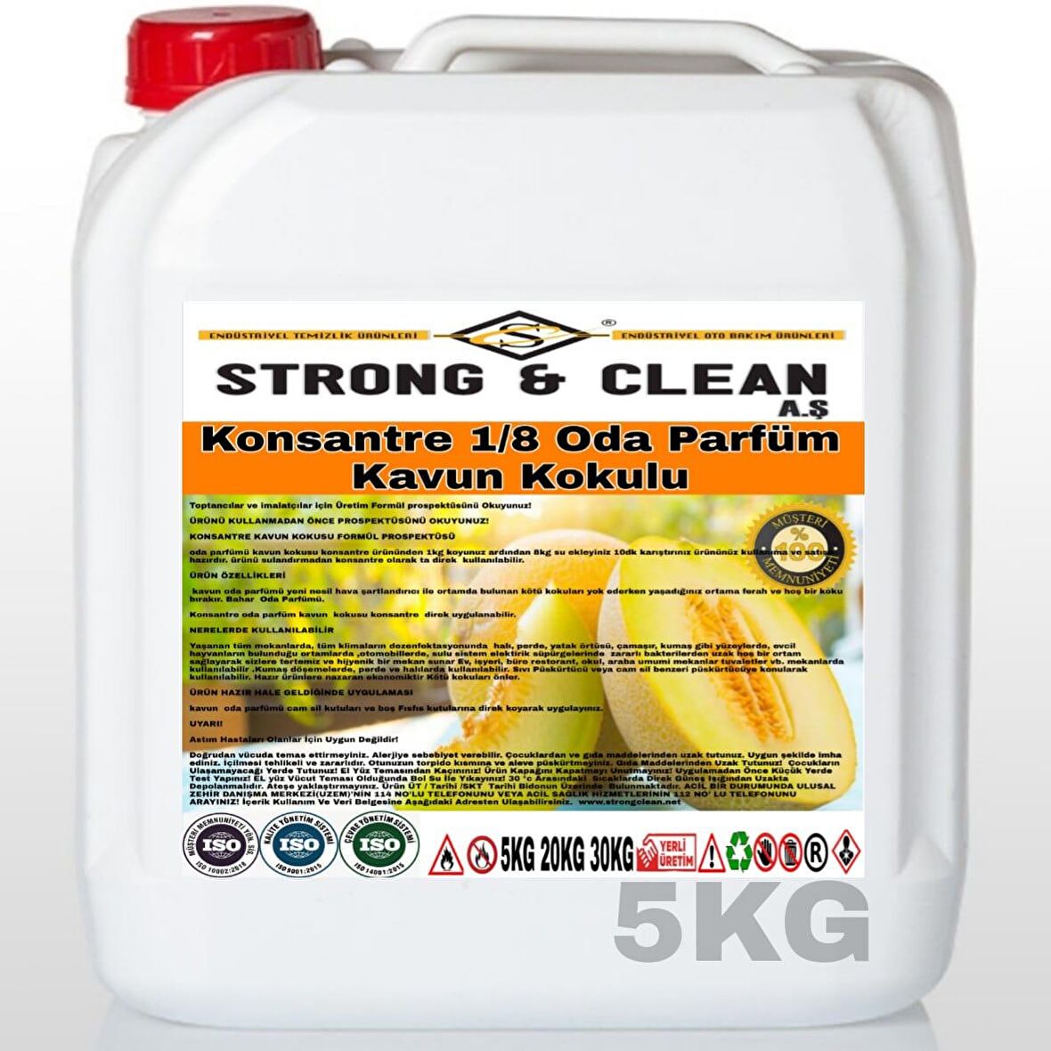 Oda Parfüm Konsantre 1/8 Kavun Kokusu 5 Kg