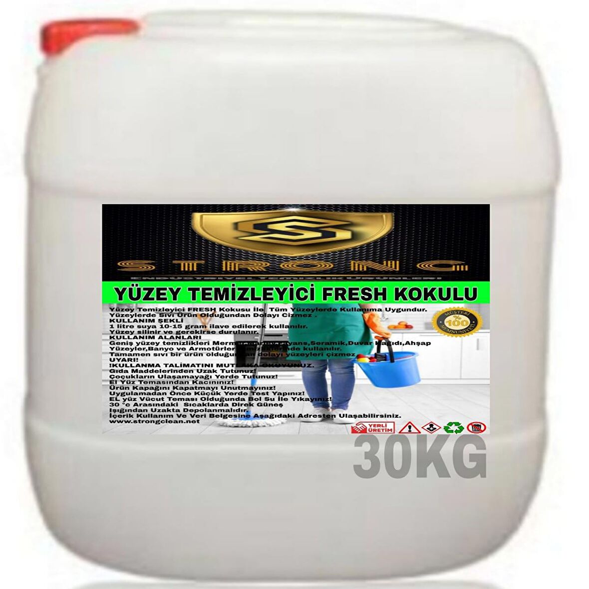 Strong Yüzey Temizleyici Fresh 30 Kg