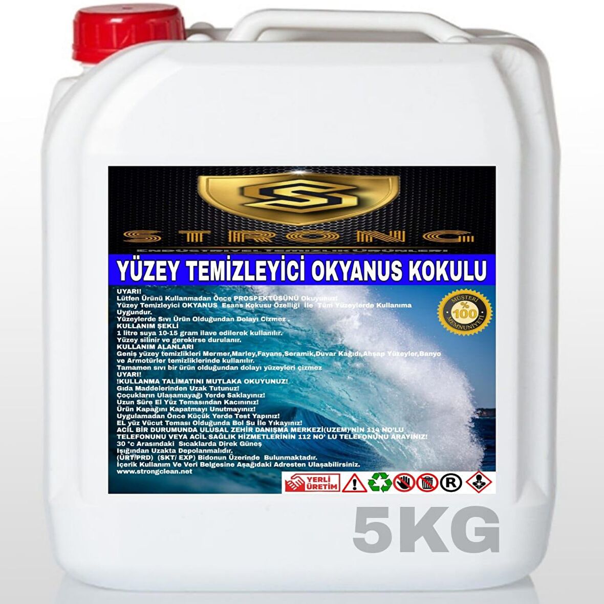 Strong Yüzey Temizleyici Okyanus 5 Kg