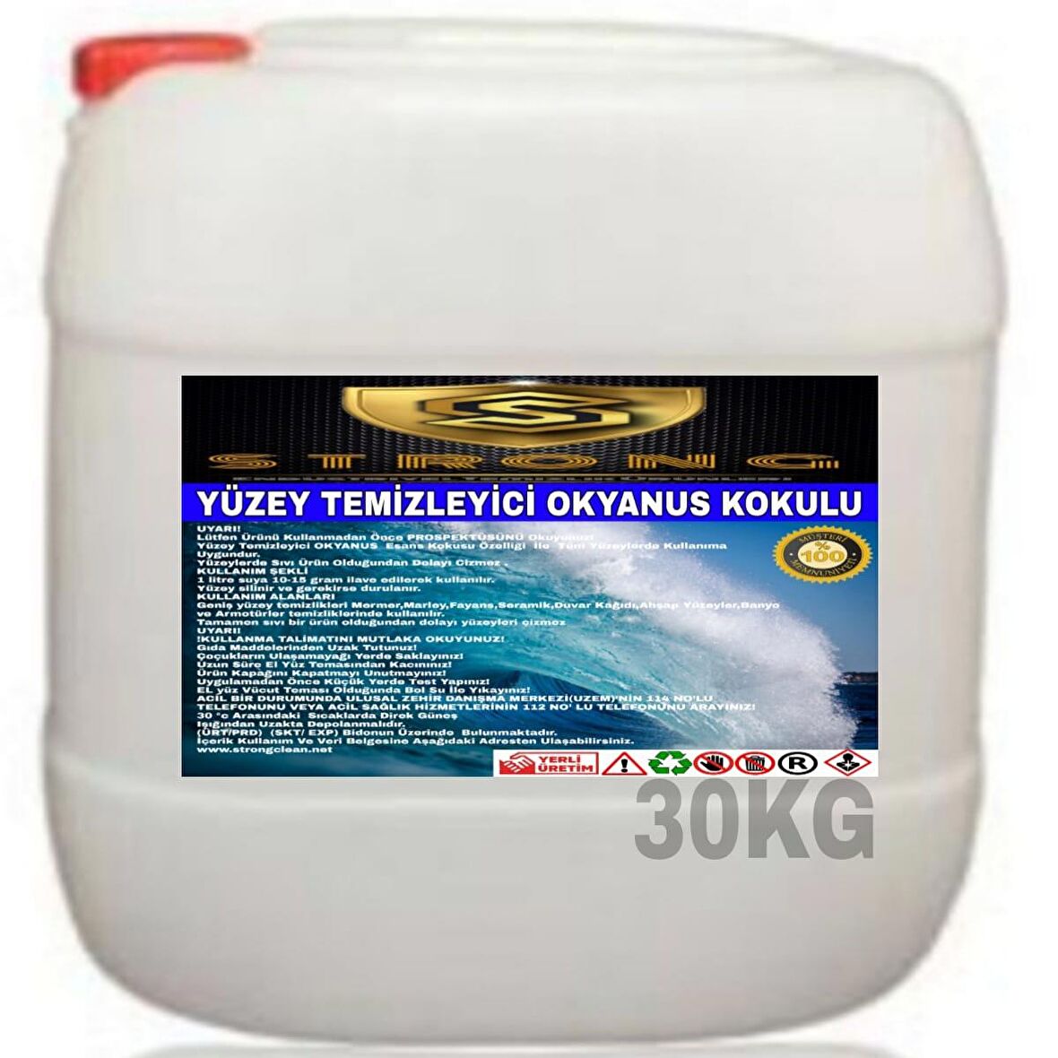Strong Yüzey Temizleyici Okyanus 30 Kg