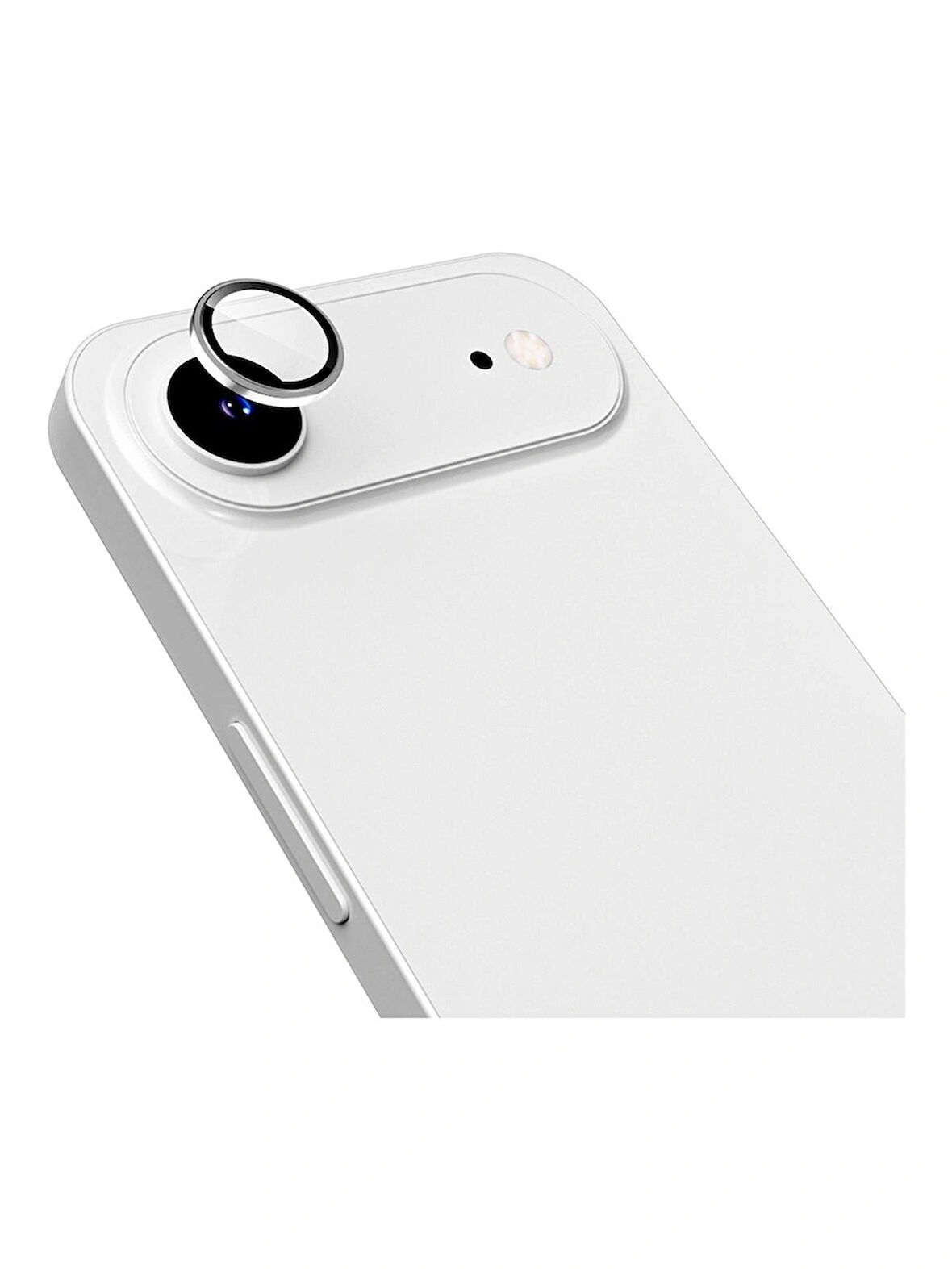 iPhone AIR Uyumlu Metal Çerçeveli Temperli Kamera Lens Koruyucu
