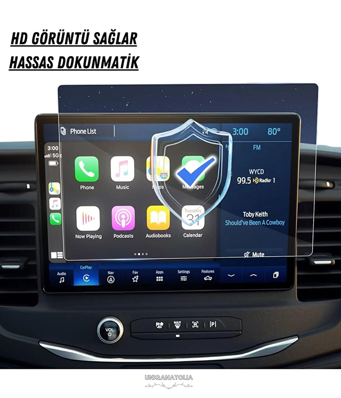 Ford Transit 2025 Navigasyon ve Multimedya Uyumlu Nano Ekran Koruyucu