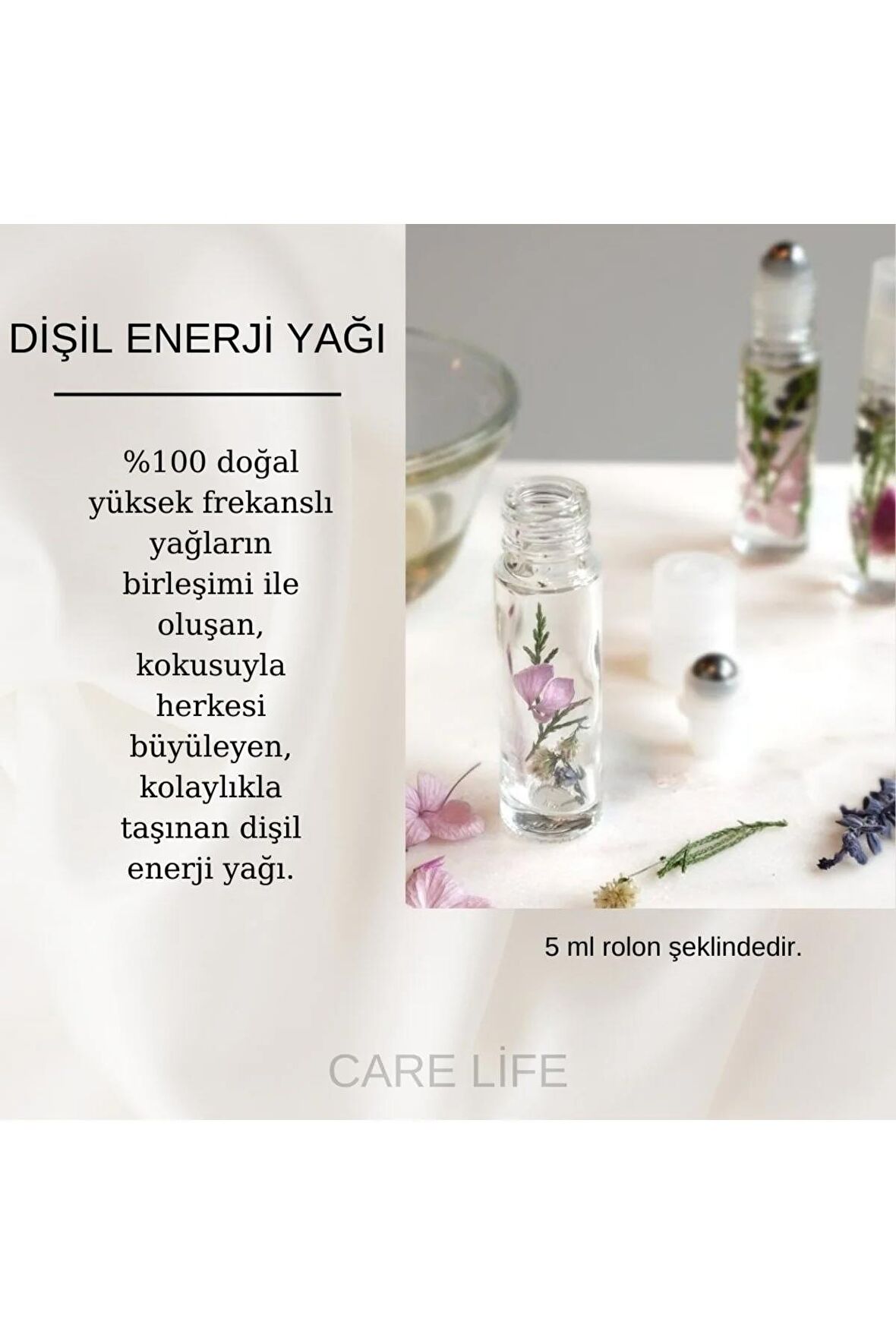 Dişil Enerji Yağı Özel Üretim 5 Ml