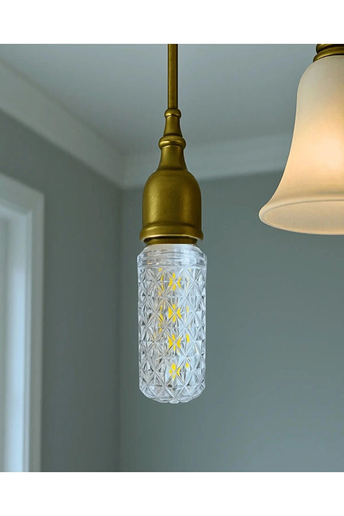 15W Dekoratif Kristal Ampul E27 Led Uzun Beyaz Renk 1600 Lümen