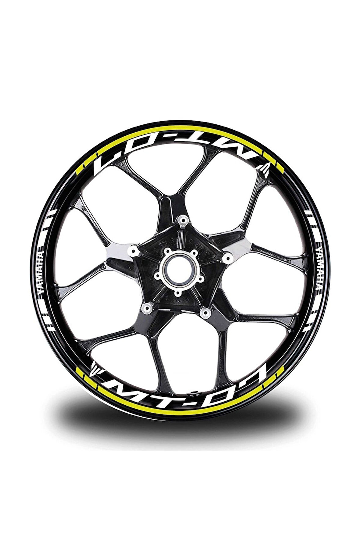 Koyu Sarı Yamaha Fz6r Takım Jant Sticker Etiket