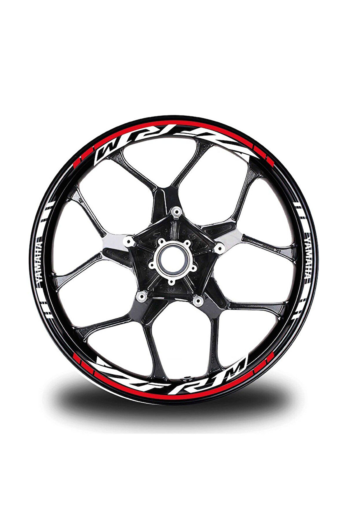 Kırmızı Yamaha R1M Jant Sticker Etiket