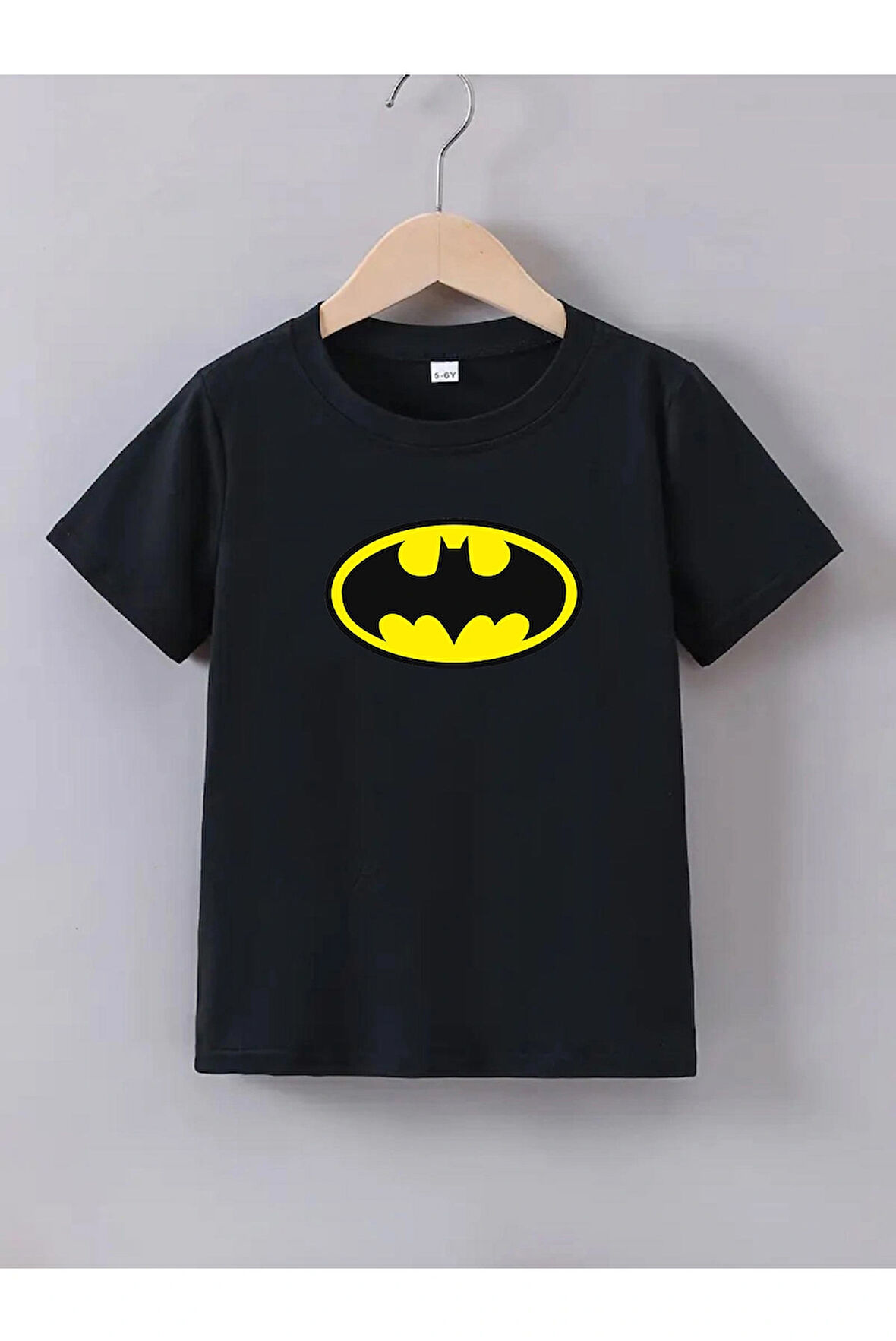 Maki Home Kaliteli Penye Kız Erkek Çocuk Baskılı Tshirt 5 6 7 8 9 10 11 12 13 14 yaş Batman