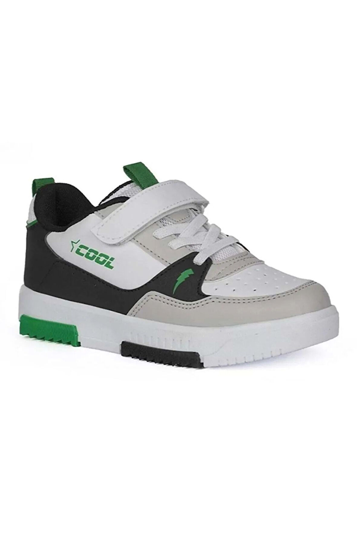 Cool Max Force Sneaker Çocuk Spor Ayakkabı Siyah Beyaz Kırmızı