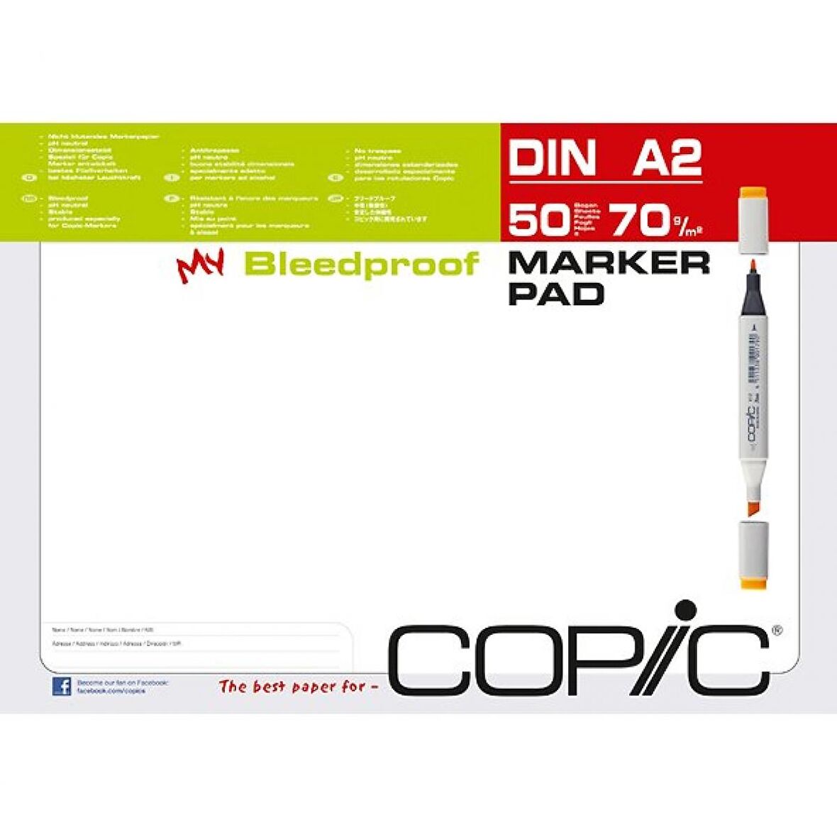 Copic Marker Defteri A2 · 70 g