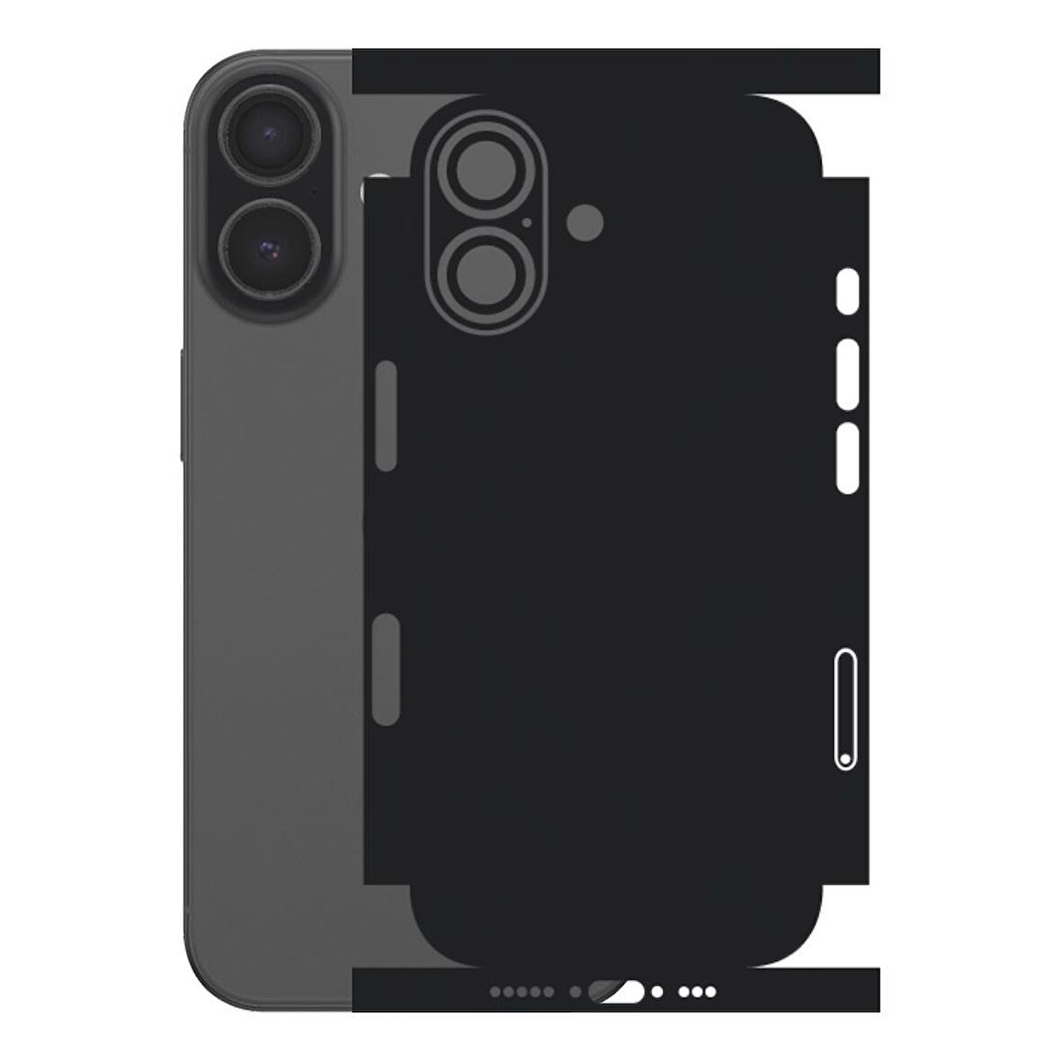 Iphone 17 5G ile Uyumlu Arka Kaplama 360