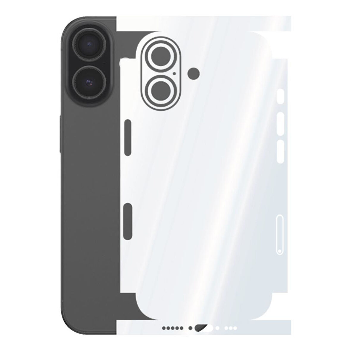 Iphone 17 5G ile Uyumlu Arka Kaplama 360