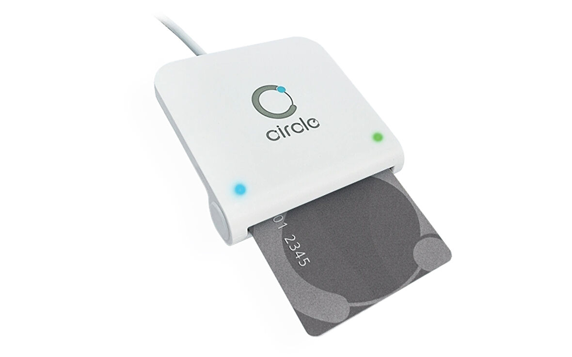 AB Circle CIR115A-01 (USB TYPE-A) Masa Üstü Akıllı Kart Okuyucu / Kodlayıcı
