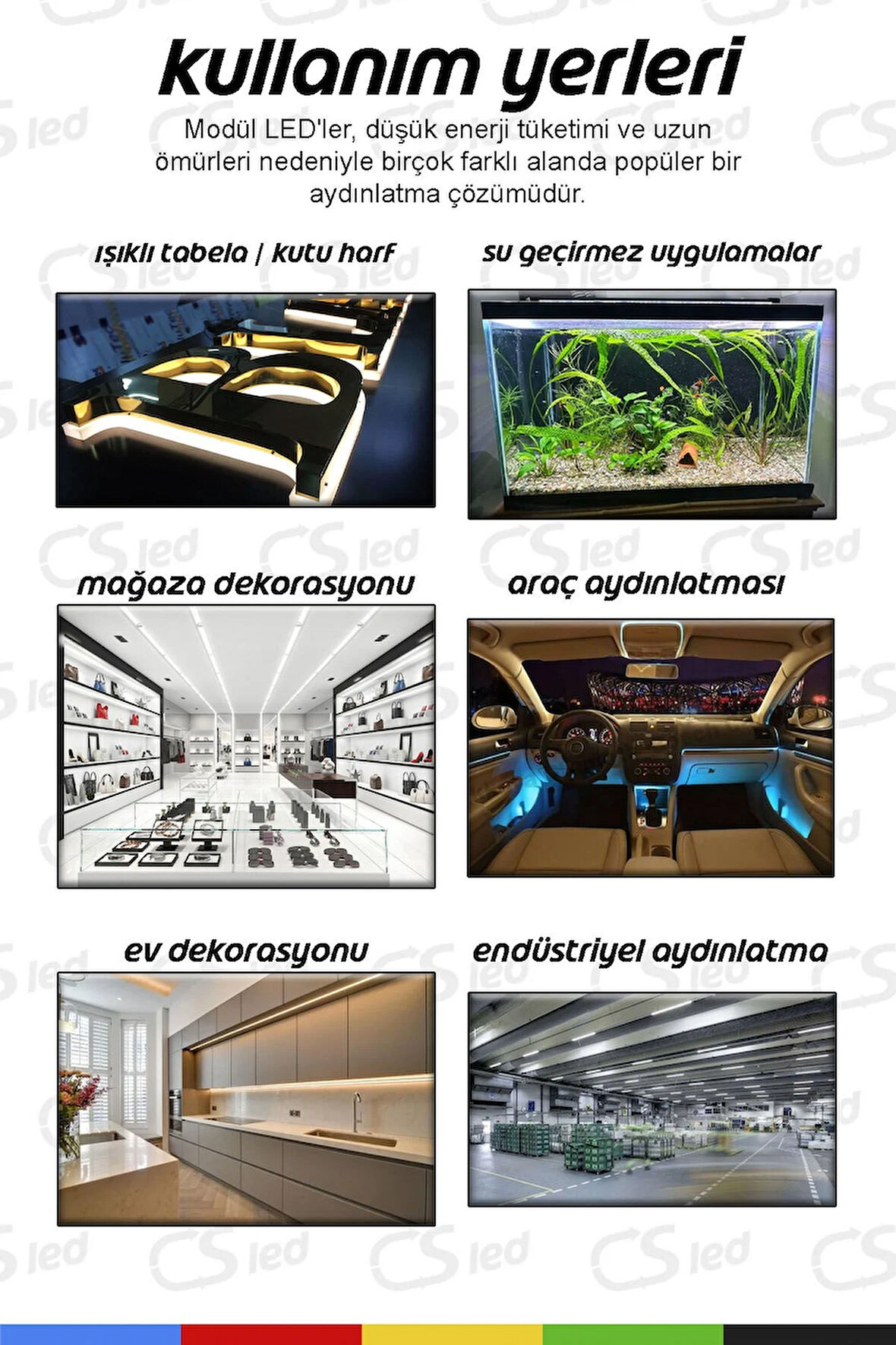 DC12V 1.5W 5000 ADET Gün Işığı LED Modül Su Geçirmez Yapışkanlı Reklam Tabelası Dekoratif Işık