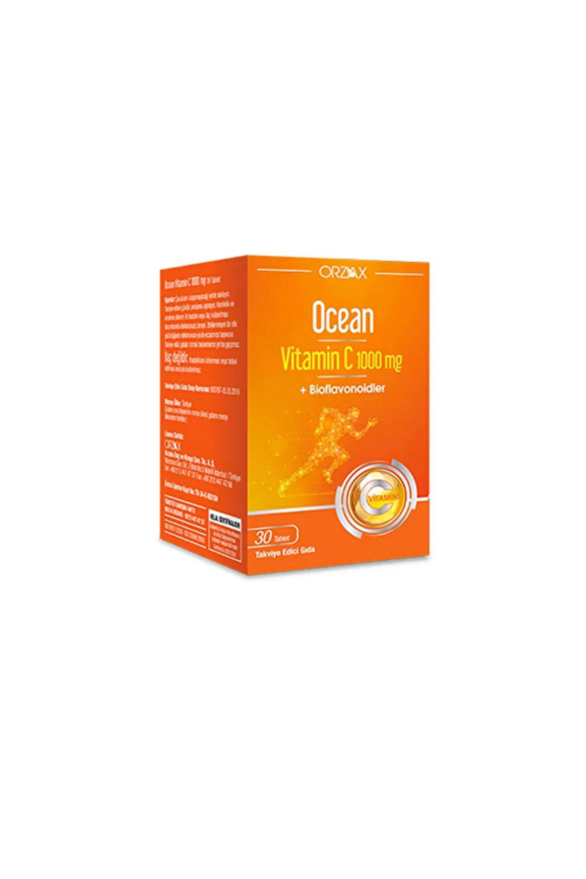 Bağışıklık Güçlendirici C Vitamini 1000 Mg 30 Tablet