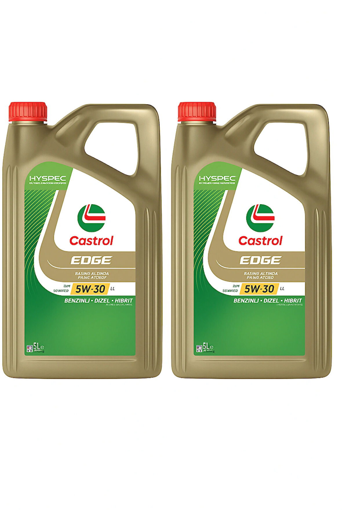 Castrol EDGE 5W-30 LL 5 Litre 2 Adet Motor Yağı 2025 Üretim