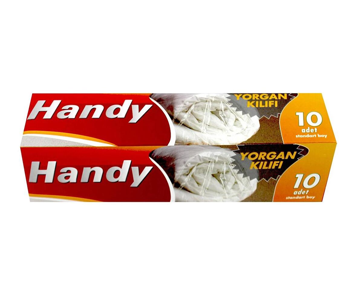 Handy Vakumsuz Şeffaf Yorgan Yastık Battaniye Nevresim Kılıfı Poşeti Torbası - 10 Adetlik 10 Kutu