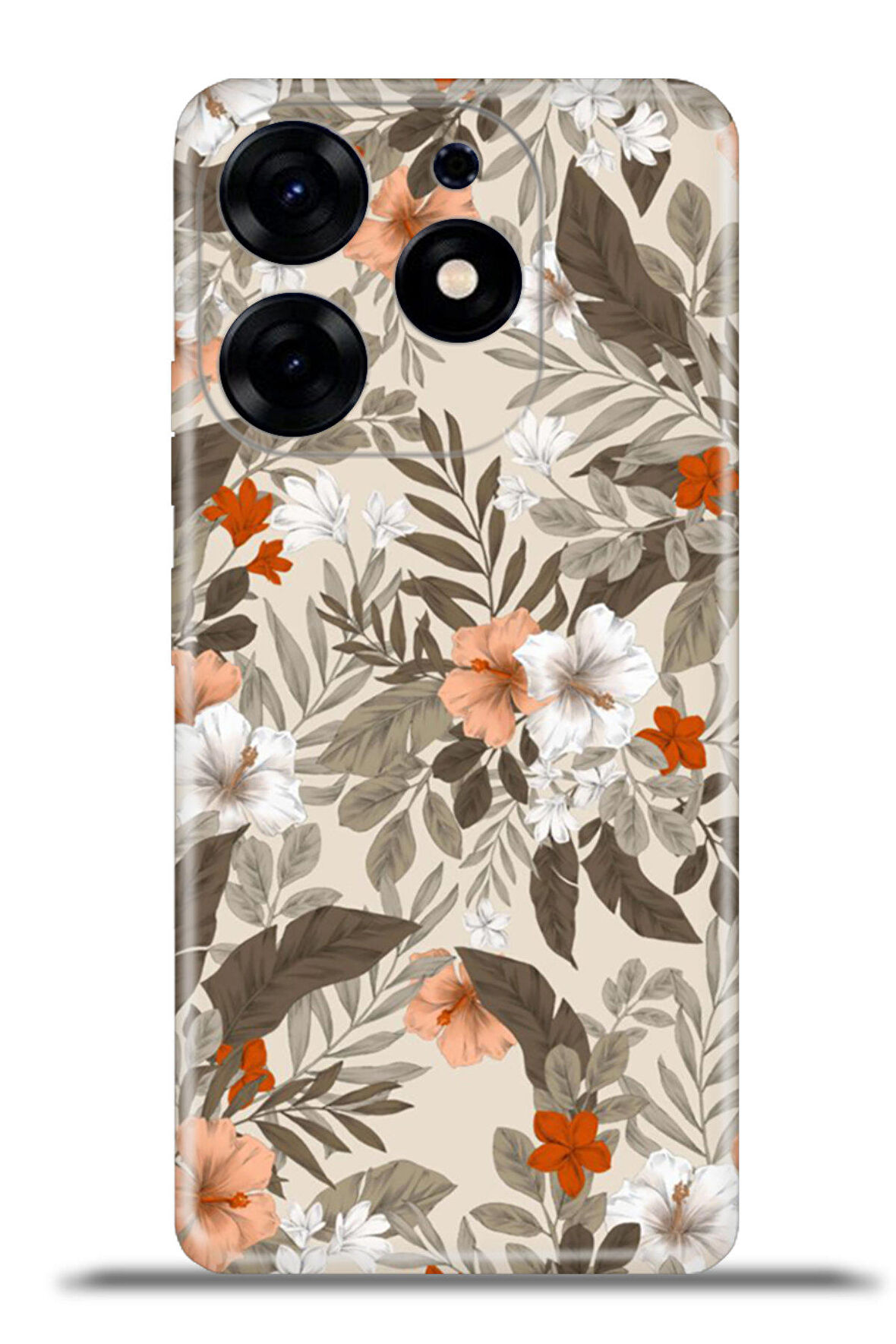 Tecno Spark 10 Pro Esnek Silikon Kamera Koruma 4k Desenli Özel Tasarım - Neona