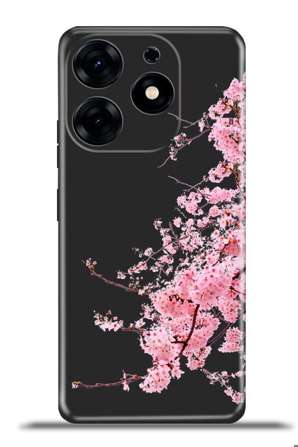 Tecno Spark 10 Pro Esnek Silikon Kamera Koruma 4k Desenli Özel Tasarım - Sakura