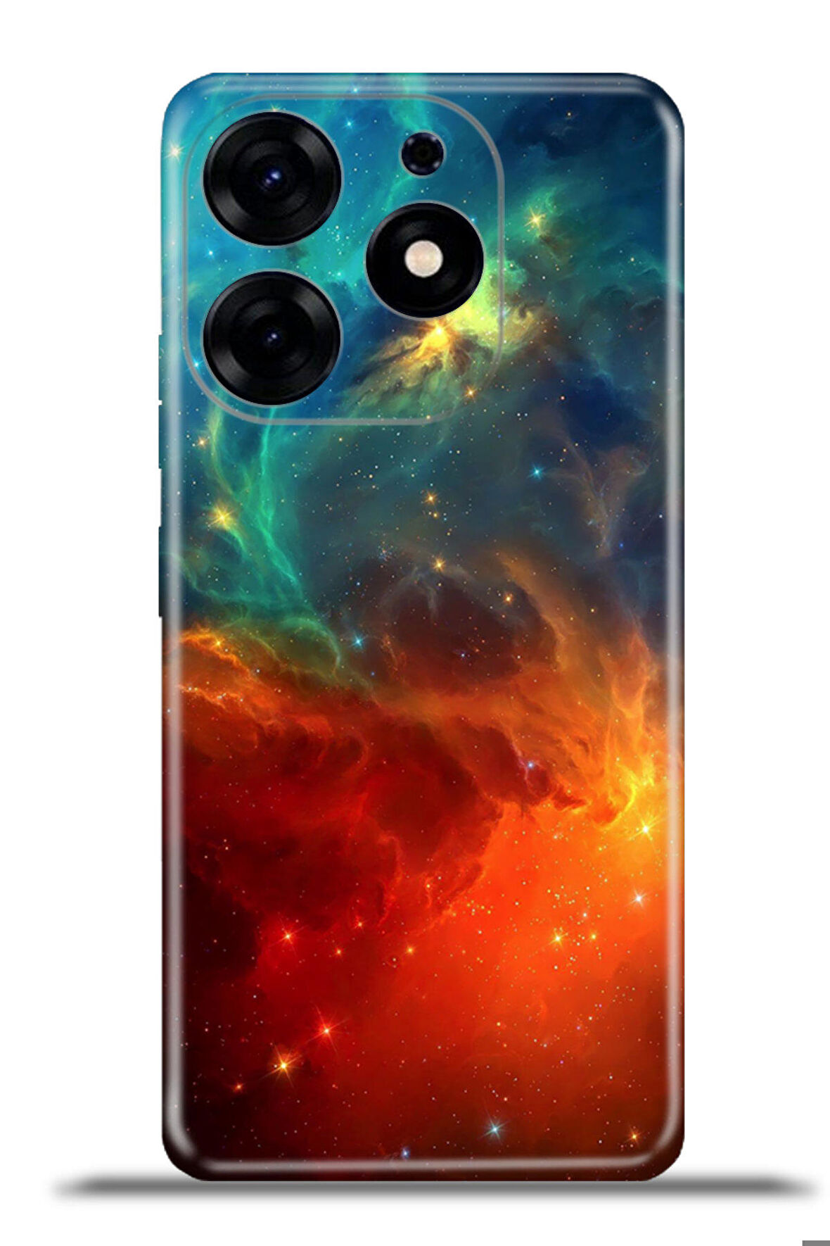 Tecno Spark 10 Pro Esnek Silikon Kamera Koruma 4k Desenli Özel Tasarım - Cosmology